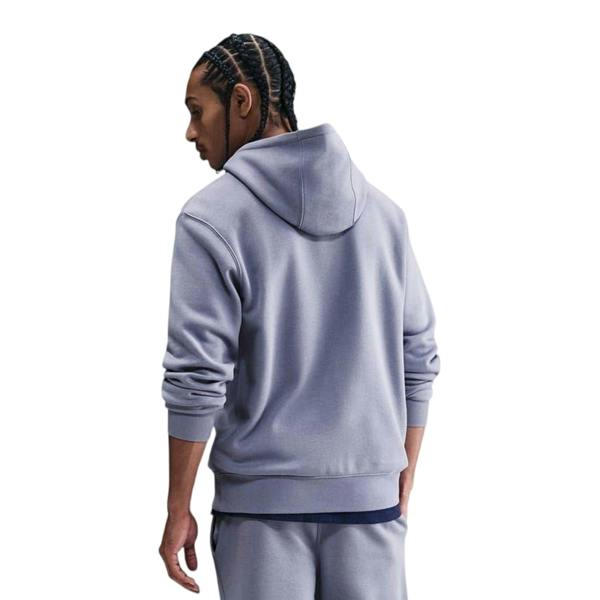 Nike Mens Club Fleece Pullover Hoodie - Ghost/White - 