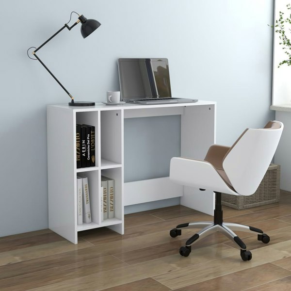 Berkfield Notebook Desk White 102.5x35x75 cm Engineered Wood