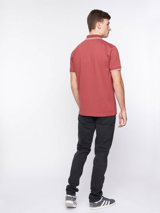 Duck and Cover Sameer Polo - Red