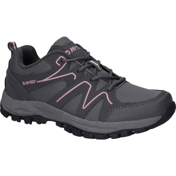 Hi-Tec Maine Polyester Women's Steel Grey Charcoal Hiking Boots