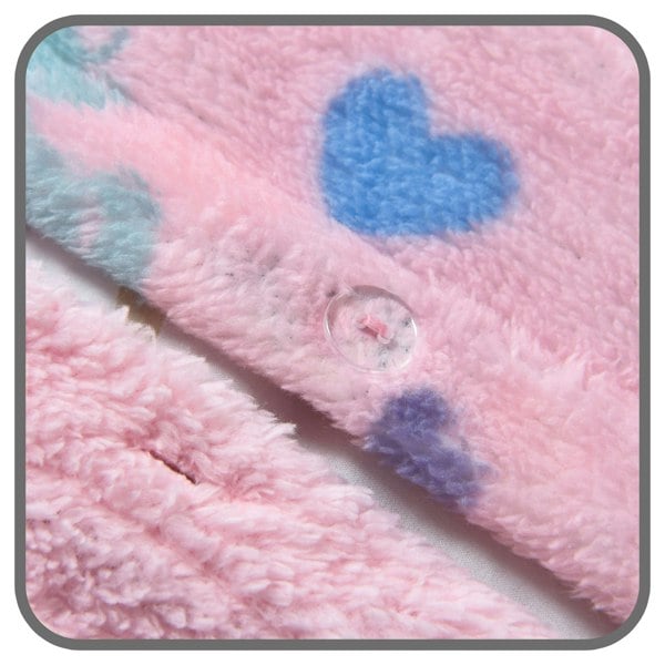 Velosso Glow In The Dark Teddy Unicorn Fluffy and Warm Fleece Duvet Cover Set