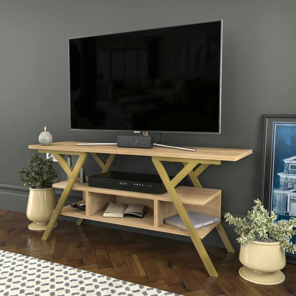 Decorotika Minerva Modern Tv Stand TV Cabinet for TV's up to 55"