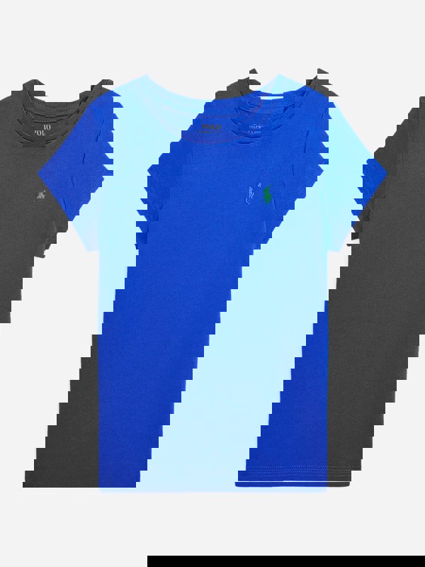 Ralph Lauren Kids Ralph Lauren Girls Logo T-Shirt in Blue