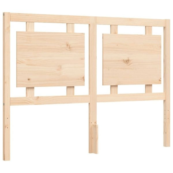 Berkfield Bed Frame with Headboard 140x200 cm Solid Wood