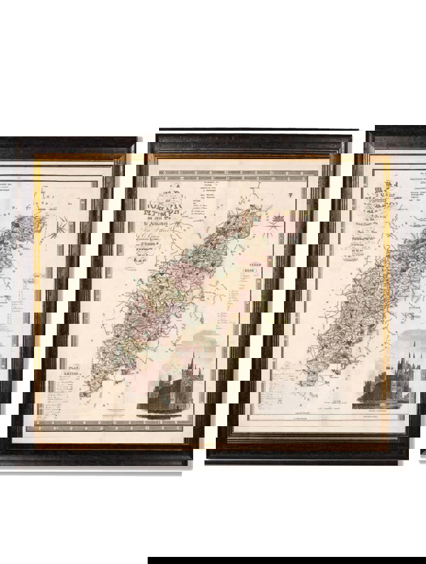 Exceptional Art c.1830 County Maps of England