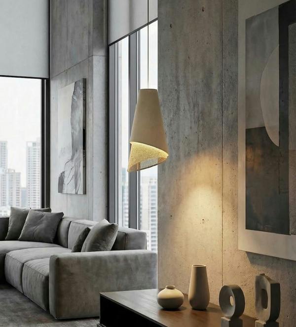 Emibig MODA Pendant Lamp 1 x E27 Beige / Rattan