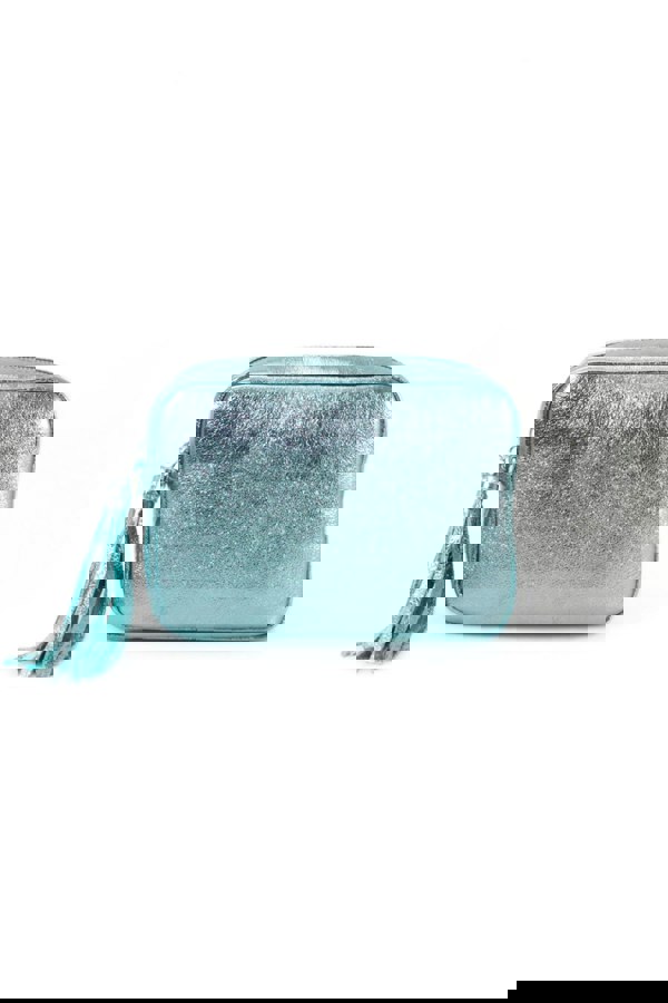 Kitise Tassel Charm Genuine Italian Leather Camera Handbag Crossbody Bag