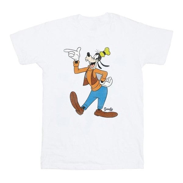 Disney Mens Classic Goofy T-Shirt - White