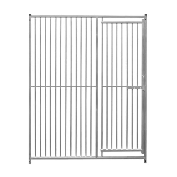 Monstershop 1.5m Dog Run Panel With Door – 5cm Bar Spacing