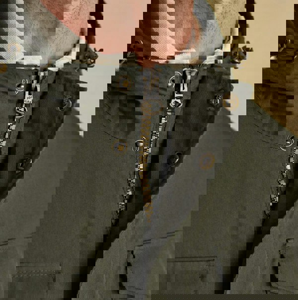 Joules PORTMAN Mens Green Waterproof Raincoat Green