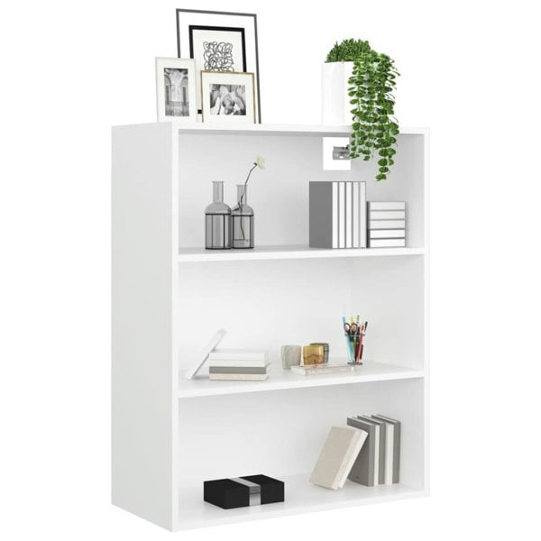 Berkfield Hanging Wall Cabinet White 69.5x32.5x90 cm