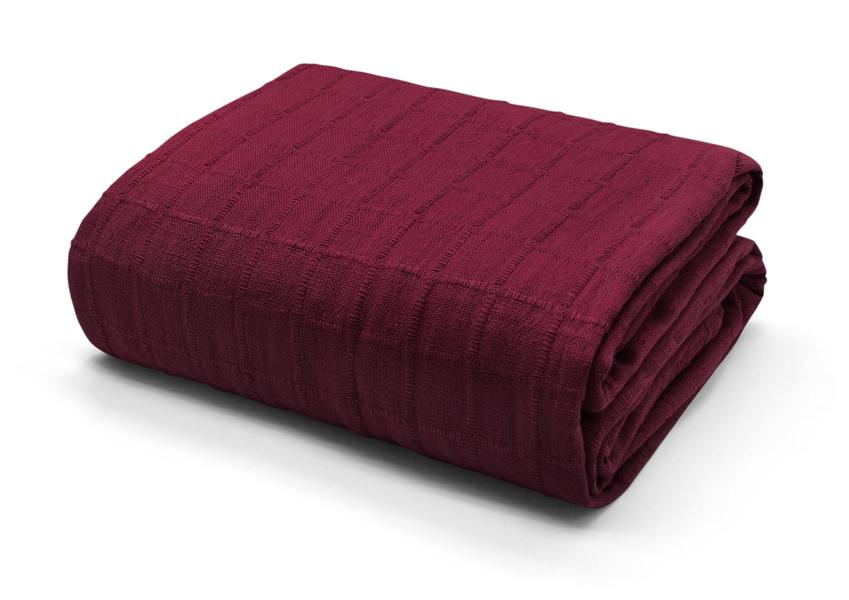 Velosso Chic Woven Print Natural Pure Cotton Throw - Cosy Sofa Blanket in Contemporary Cotton Design