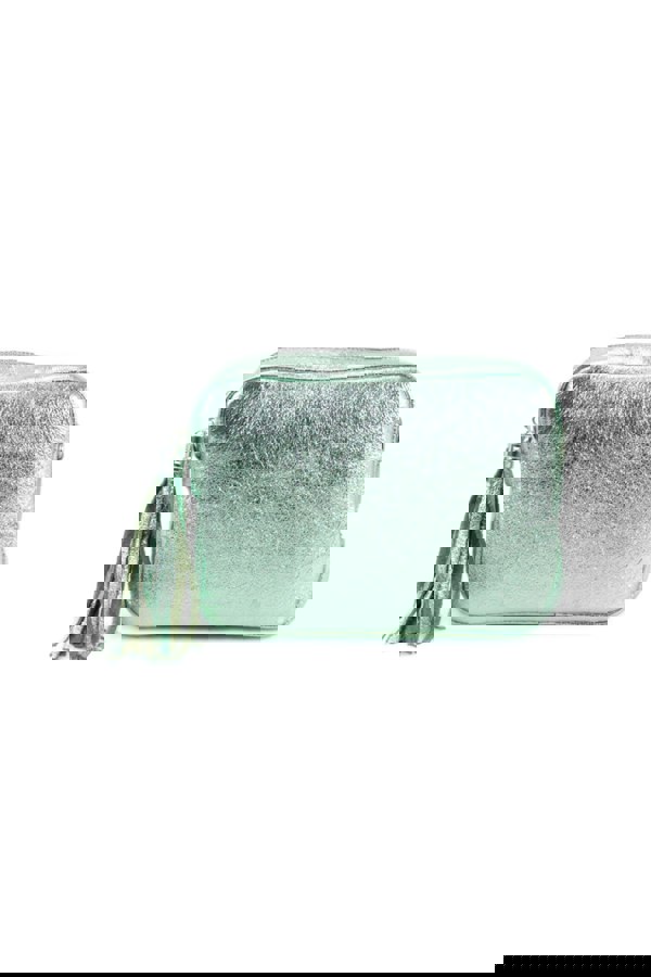 Kitise Tassel Charm Genuine Italian Leather Camera Handbag Crossbody Bag