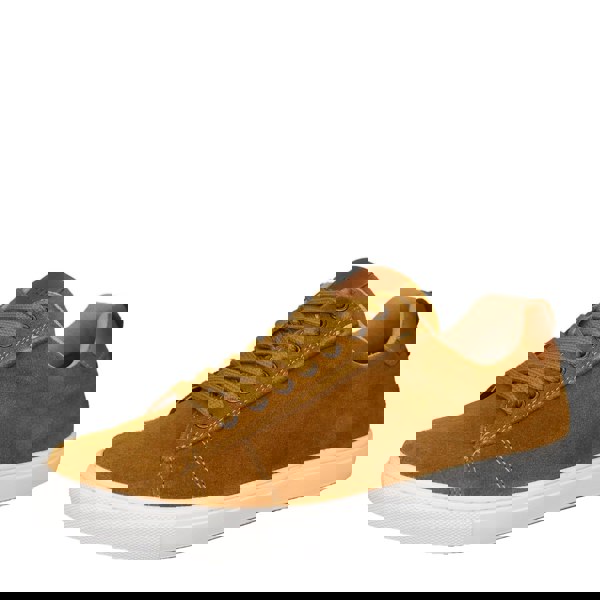 HX London Romford Suede Smart Casual Lace Up Trainers