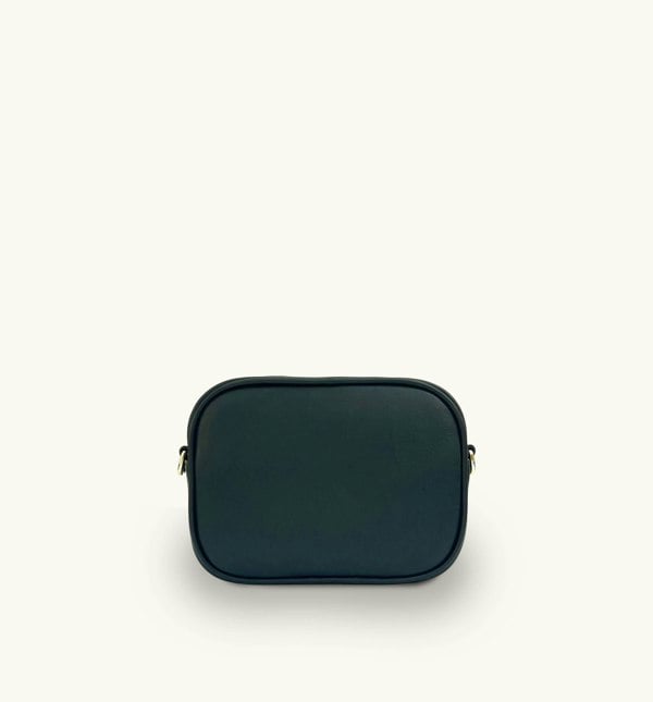 Apatchy London The Penelope Woven Leather Camera Bag - Black