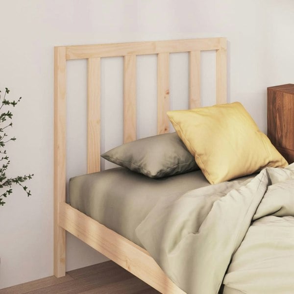 Berkfield Bed Headboard 81x4x100 cm Solid Wood Pine