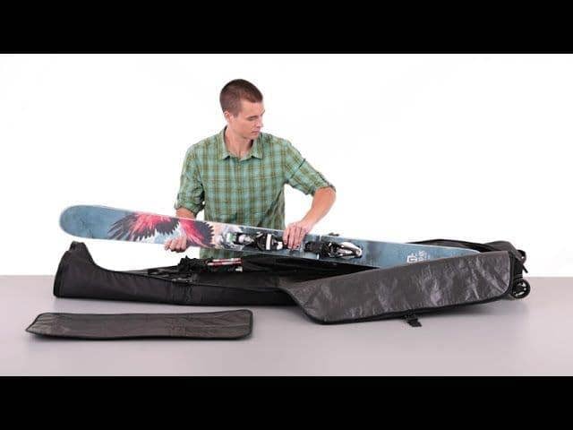 Thule RoundTrip Ski Roller Bag 175cm Black Wheeled Padded Travel Case