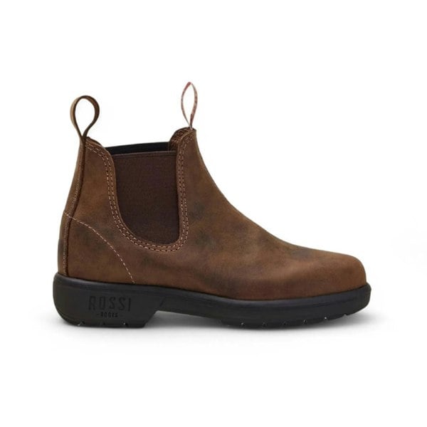 Rossi Endura 303 - Tan Brown Leather Chelsea Boots