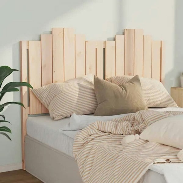 Berkfield Bed Headboard 141x4x110 cm Solid Wood Pine
