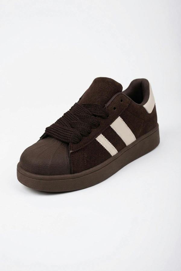 ikrush Maud Faux Suede Stripe Trainers