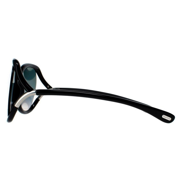 Tom Ford Sunglasses 0578 Anouk 01B Shiny Black Smoke Grey Gradient