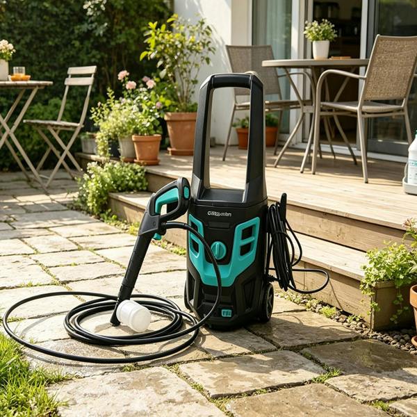 Gr8 Garden 1600W Pressure Washer 130 Bar Portable Jet Wash Patio Car Cleaner Complete Kit