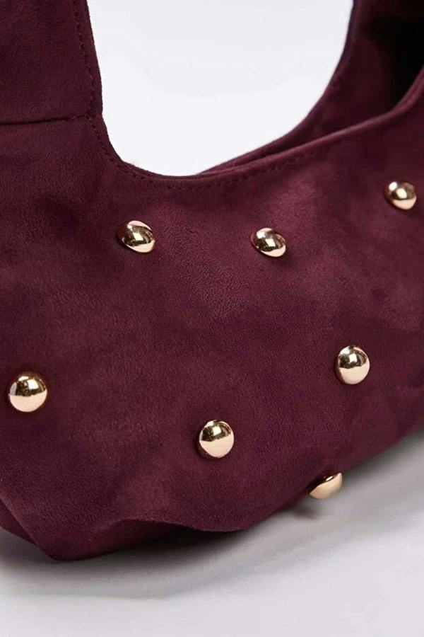 WOVCOR Trok Stone Embellished Women's Oval Medium Size Hand and Shoulder Bag