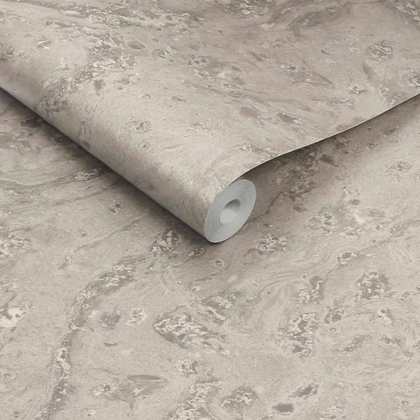 Abigail Ahern Boheme Marble Wallpaper | Dove