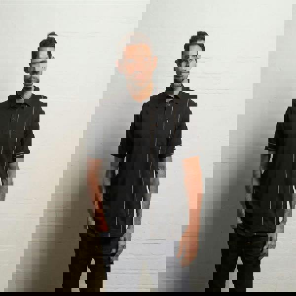 Gabicci G55X02 Short Sleeve Jersey Shirt Gabicci Classic BLACK