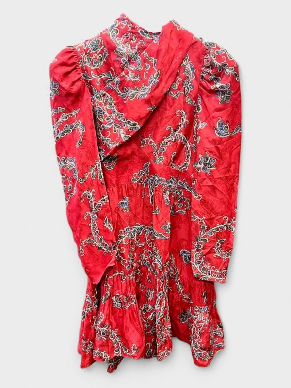 Sandro SS19 Kleider Silk Dress Red - Supplied FashionSandro