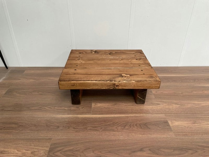 The Bespoke Carpentry Co 3" Chunky Pine Outdoor Coffee Table