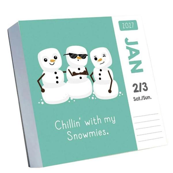 Life Is Punderful Desk Calendar 2027, Desk Calendars, Day To View, Humour, Gift