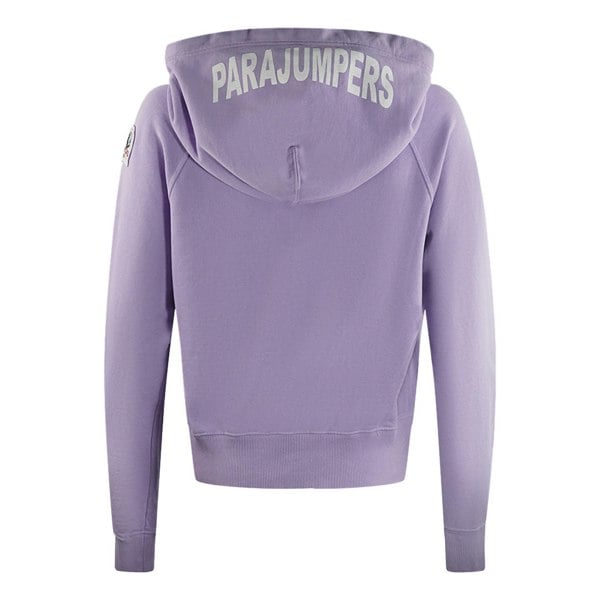 Parajumpers Hoody Plain Crop Hoodie - Purple