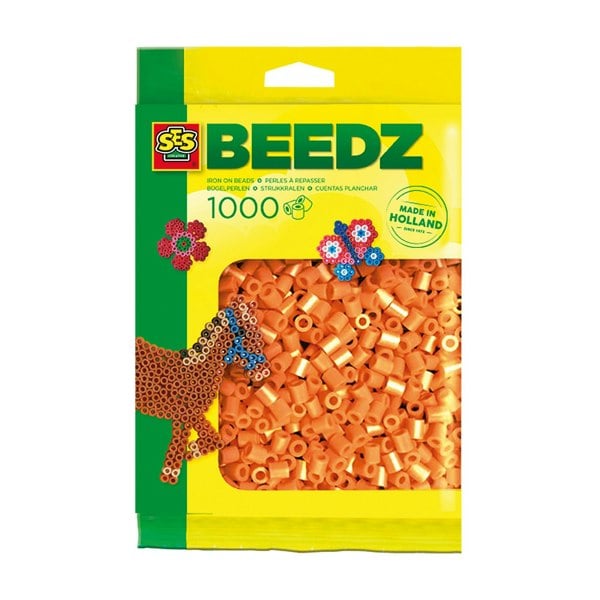 SES Creative Iron on Beads 1000 Orange