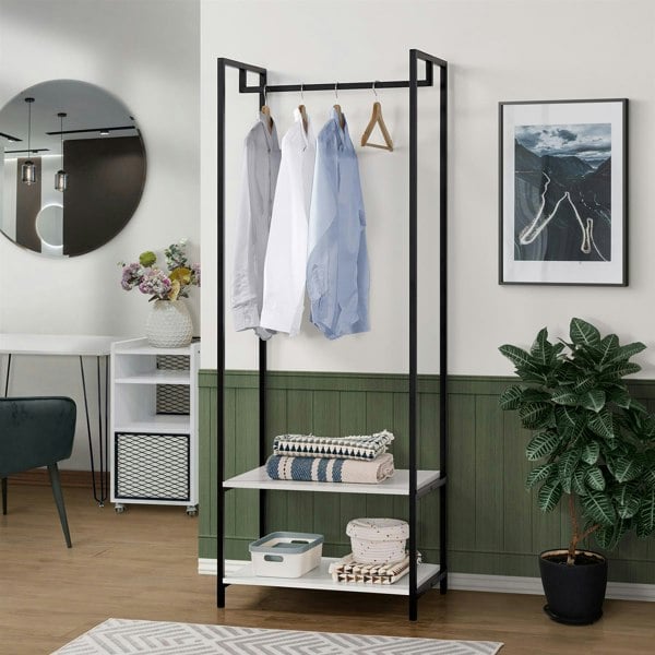 Swish Furniture Scala Open Wardrobe with 2 Shelves