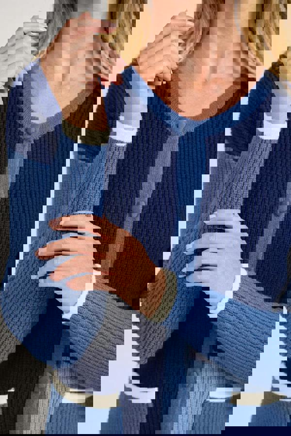 Colour Block Cardigan