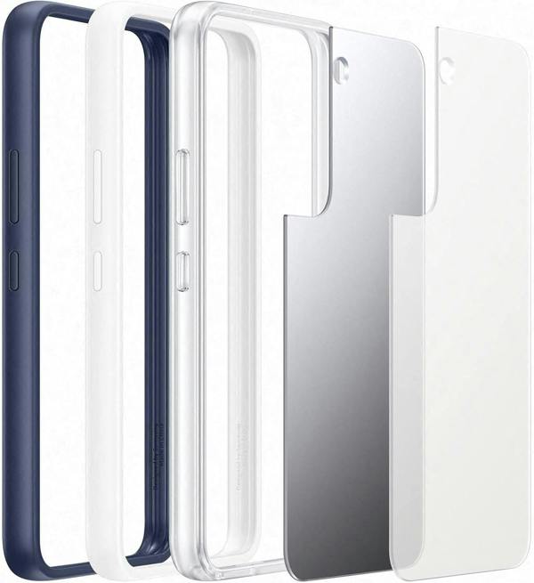 Samsung Galaxy S22 Frame Cover White - EF-MS901CWEGWW