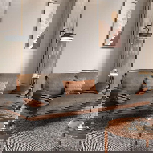 Julius S25 Three Seater Sofa, Leathaire-Weilai Concept-Weilai Concept