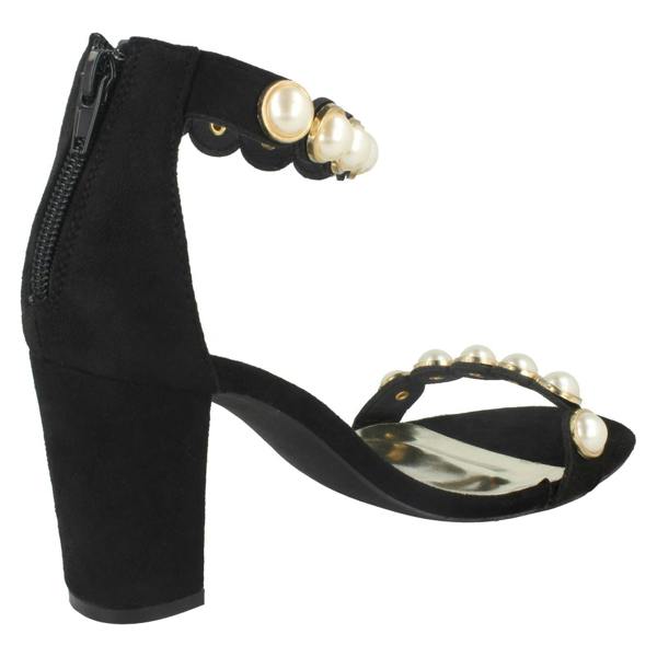 Anne Michelle Ladies Anne Michelle Pearl Trim Sandals