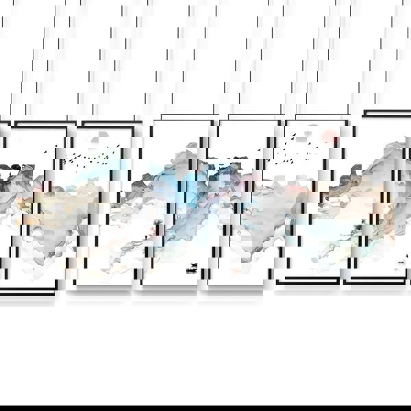 Art prints set of 3 | Japanese Sunset art prints