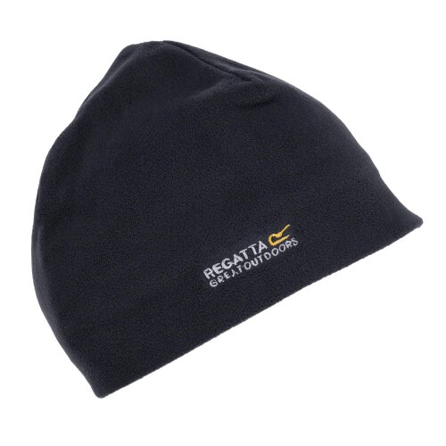 Regatta Great Outdoors Mens Kingsdale Thermal Fleece Beanie Hat - Black - Black - S/M - 100% Polyester