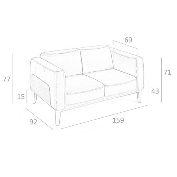 Angel Cerdá White leather sofa 6115/6118