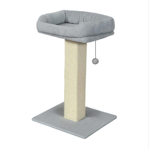 Skylos 71cm Cat Tree Cat Scratching Post Climbing Tower with Kitten Bed Toy