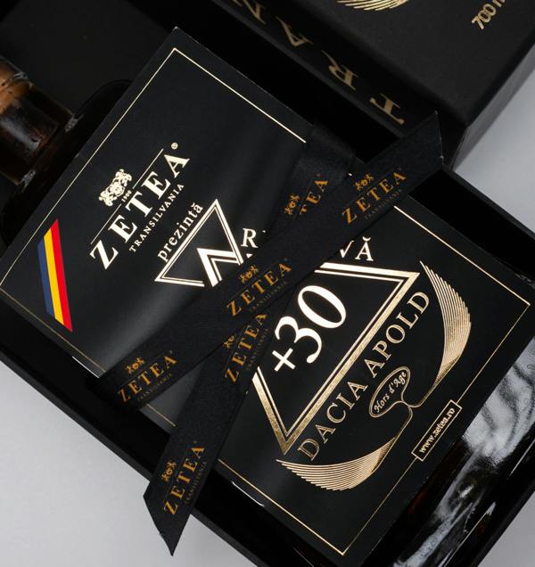 Zetea Ultima Rezerva (Last Reserve) Dacia Apold Hors D'Age Brandy (Cognac / Coniac / Vinars) 700ml