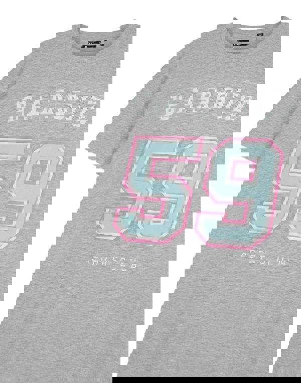 Barbie Womens Grey 59 Night Dress Short Sleeve Nightdress