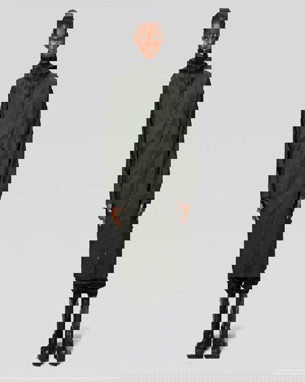 Rains Longer Unisex Jacket - 03 Green