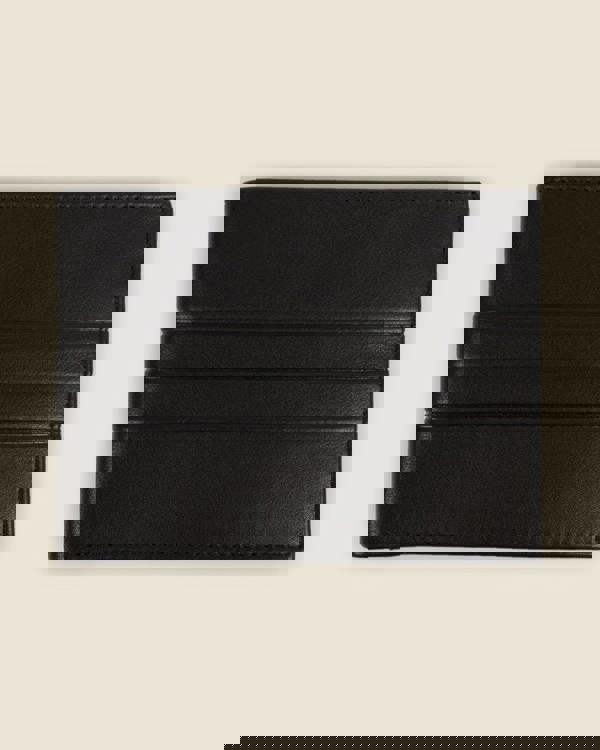 Larsson & Co Kemi - Leather Wallet With Embossed Stripe