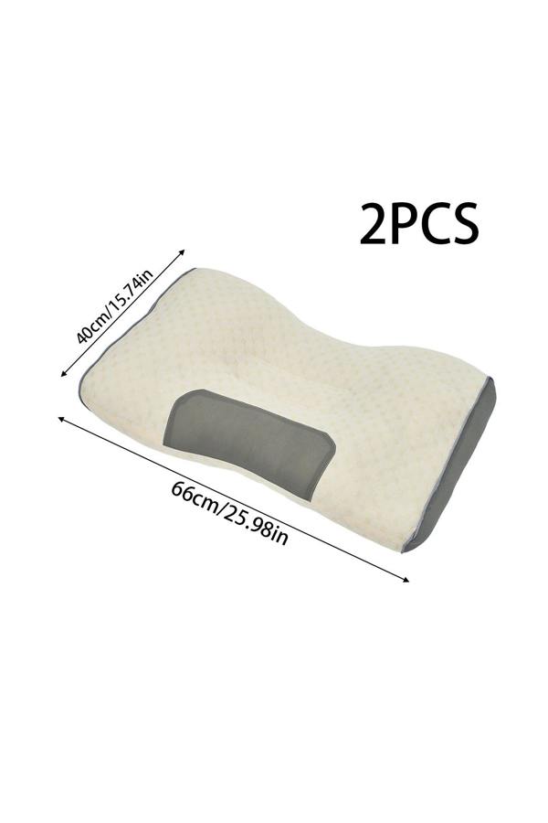 Living and Home Premium Sleep Support Knitted Pillow for All Seasons