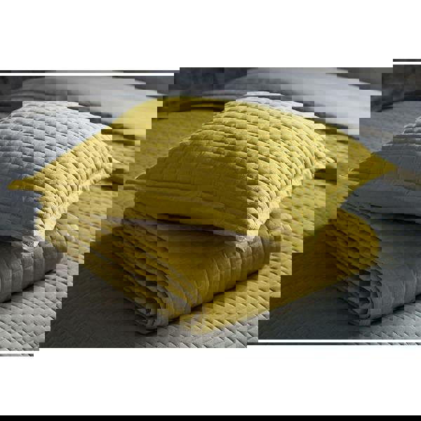 Belledorm Crompton Filled Cushion - Saffron Yellow - 