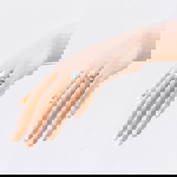 T. H. Baker 9ct White Gold 2.40ct Oval Cut Lab Grown Diamond Halo Ring LGR43490-240SF